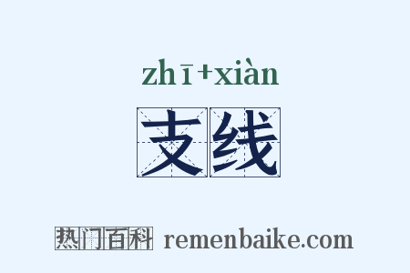 支线是什么意思的图片